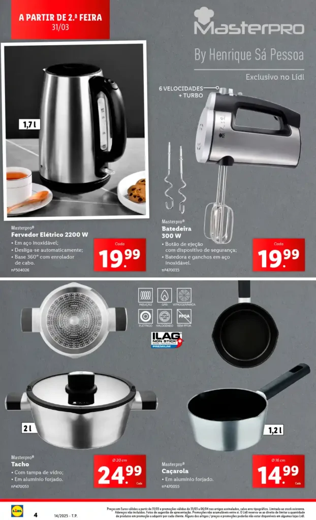 Folheto Lidl Bazar 31 de Março a 6 de Abril de 2025 - Página 04