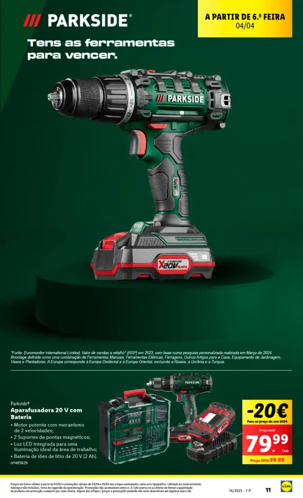 Folheto Lidl Bazar 31 de Março a 6 de Abril de 2025 - Página 11