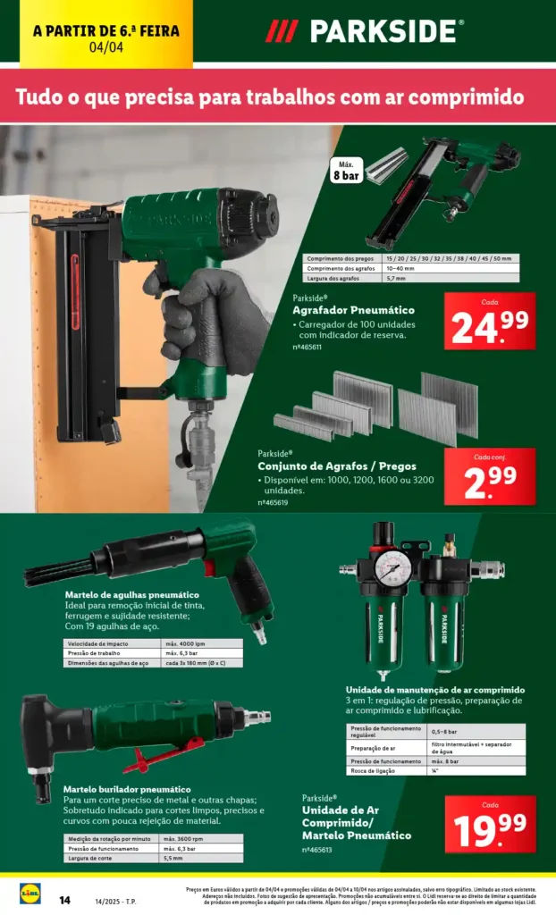 Folheto Lidl Bazar 31 de Março a 6 de Abril de 2025 - Página 14