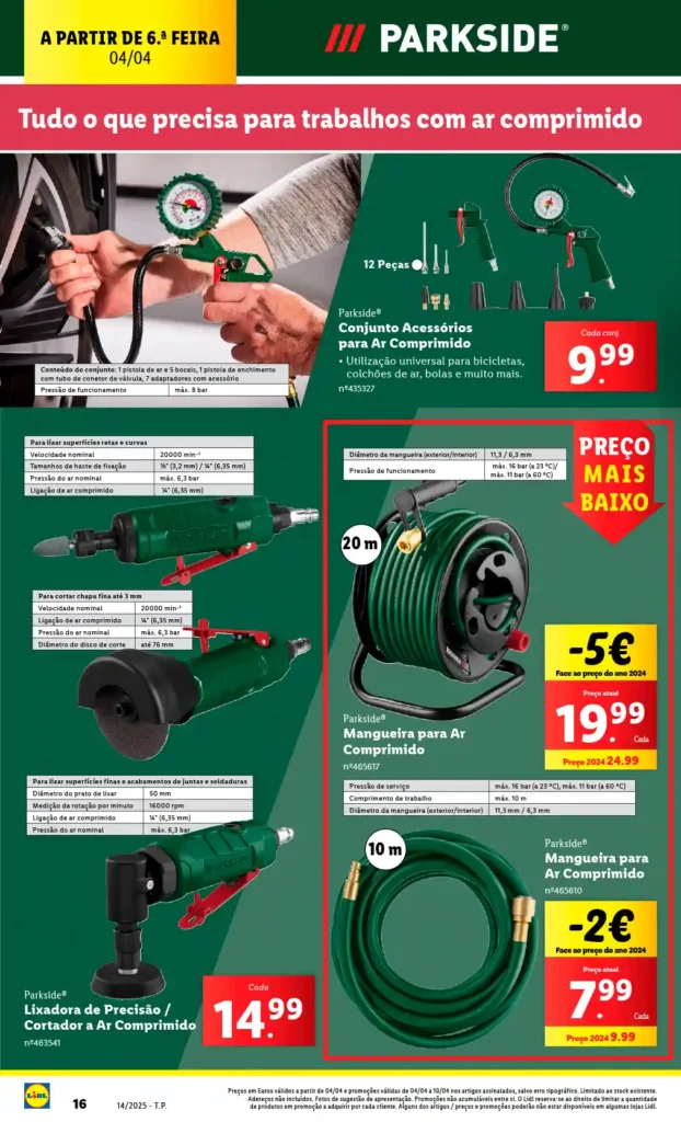 Folheto Lidl Bazar 31 de Março a 6 de Abril de 2025 - Página 16