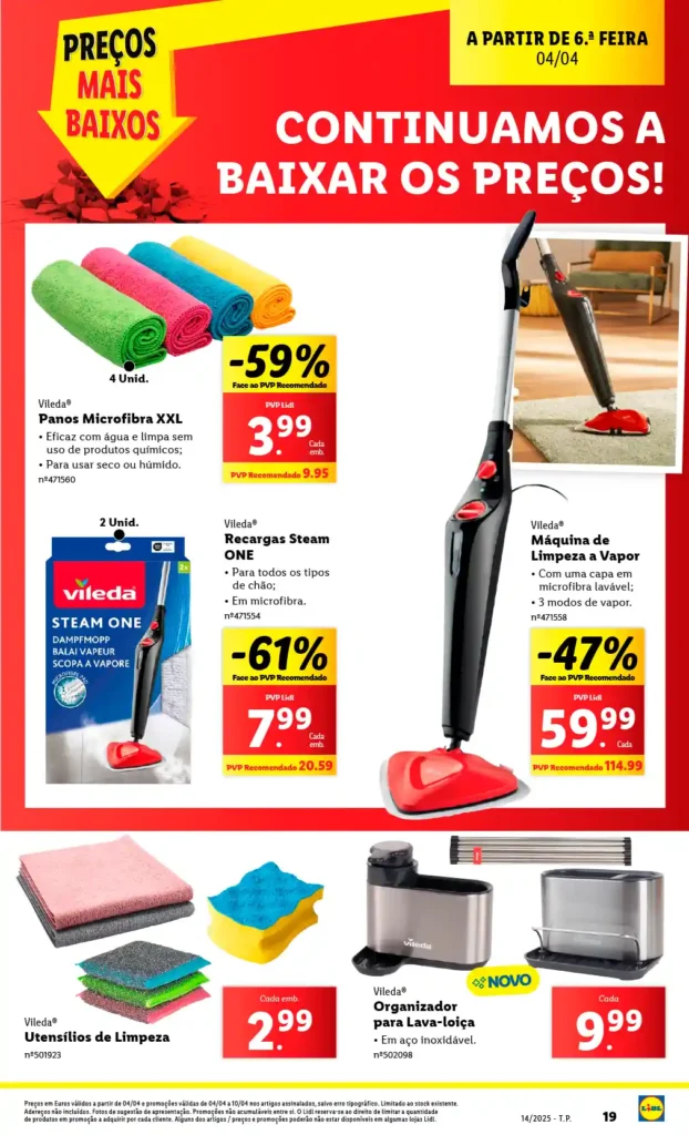 Folheto Lidl Bazar 31 de Março a 6 de Abril de 2025 - Página 19