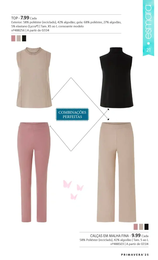 Folheto Lidl Esmara Primavera 2025 - Página 21