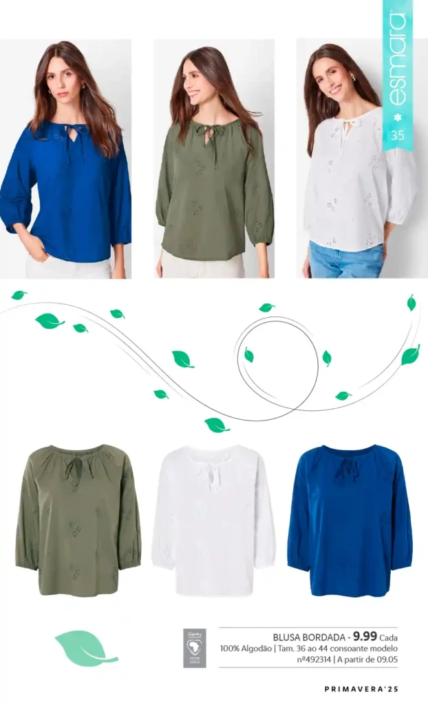 Folheto Lidl Esmara Primavera 2025 - Página 35