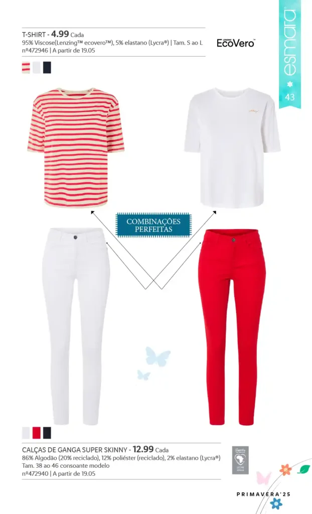 Folheto Lidl Esmara Primavera 2025 - Página 43