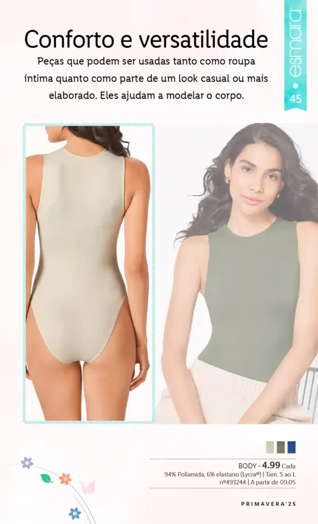 Folheto Lidl Esmara Primavera 2025 - Página 45