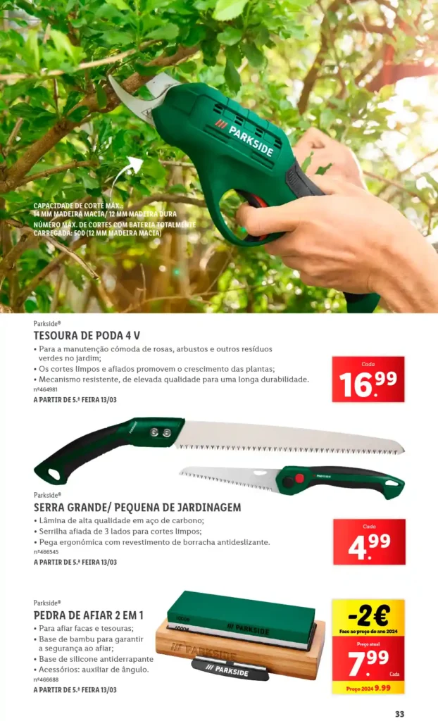 Folheto Lidl Especial Jardim 2025 - Página 33