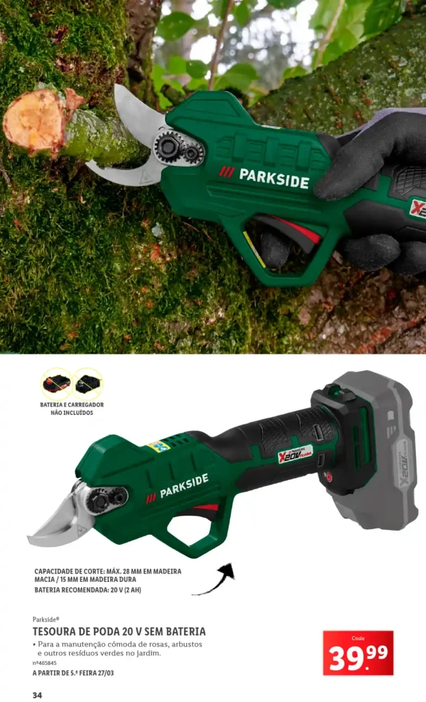 Folheto Lidl Especial Jardim 2025 - Página 34