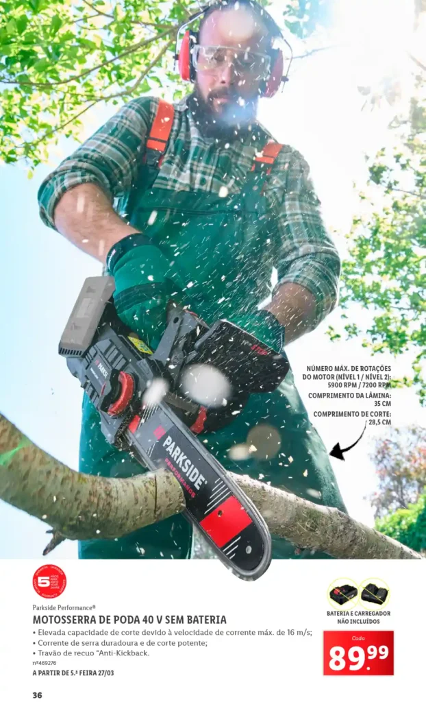 Folheto Lidl Especial Jardim 2025 - Página 36