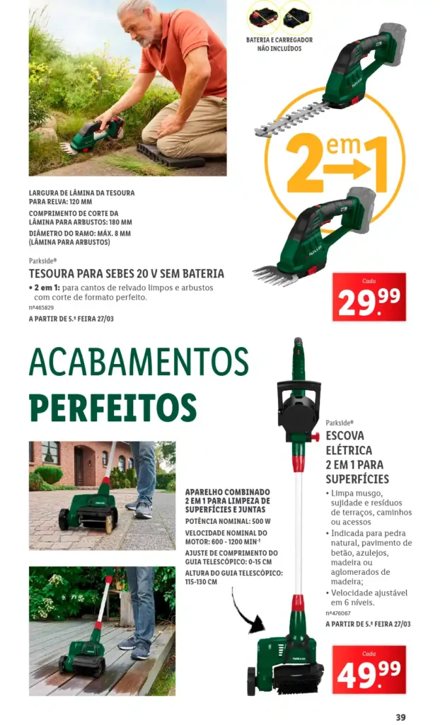 Folheto Lidl Especial Jardim 2025 - Página 39