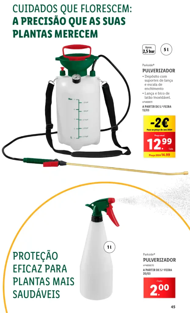 Folheto Lidl Especial Jardim 2025 - Página 45