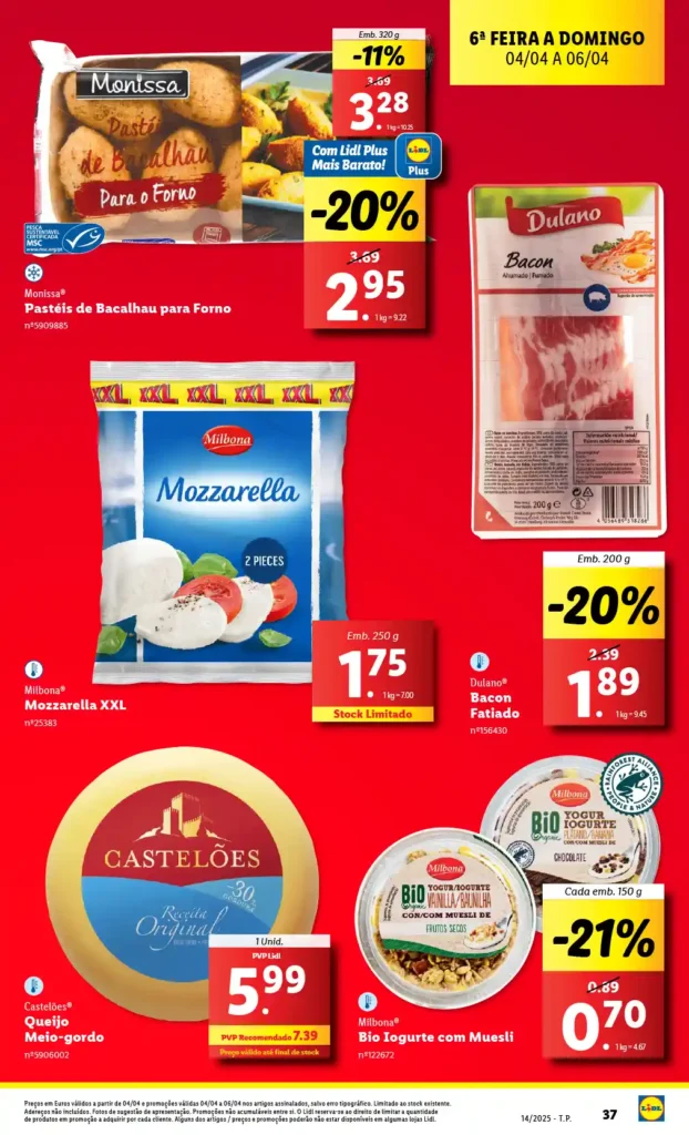 Folheto Lidl Fim de Semana 5 e 6 de Abril de 2025 - Página 04