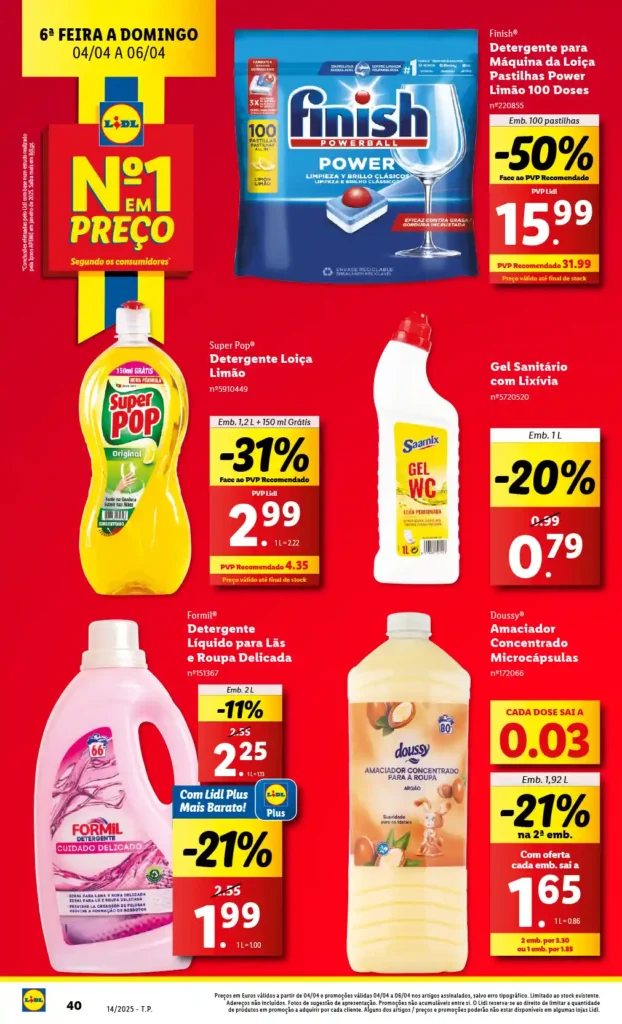 Folheto Lidl Fim de Semana 5 e 6 de Abril de 2025 - Página 07