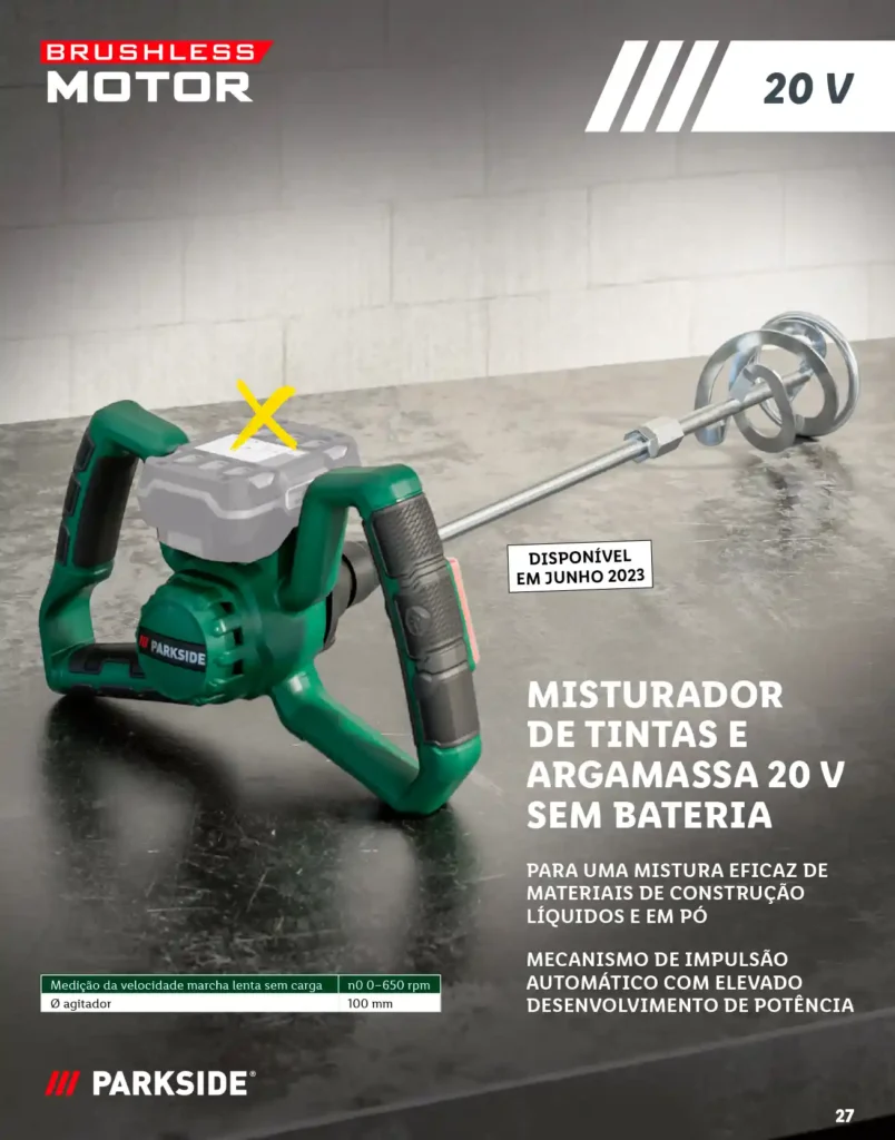 Folheto Lidl Parkside Baterias e Ferramentas 2025 - Página 27