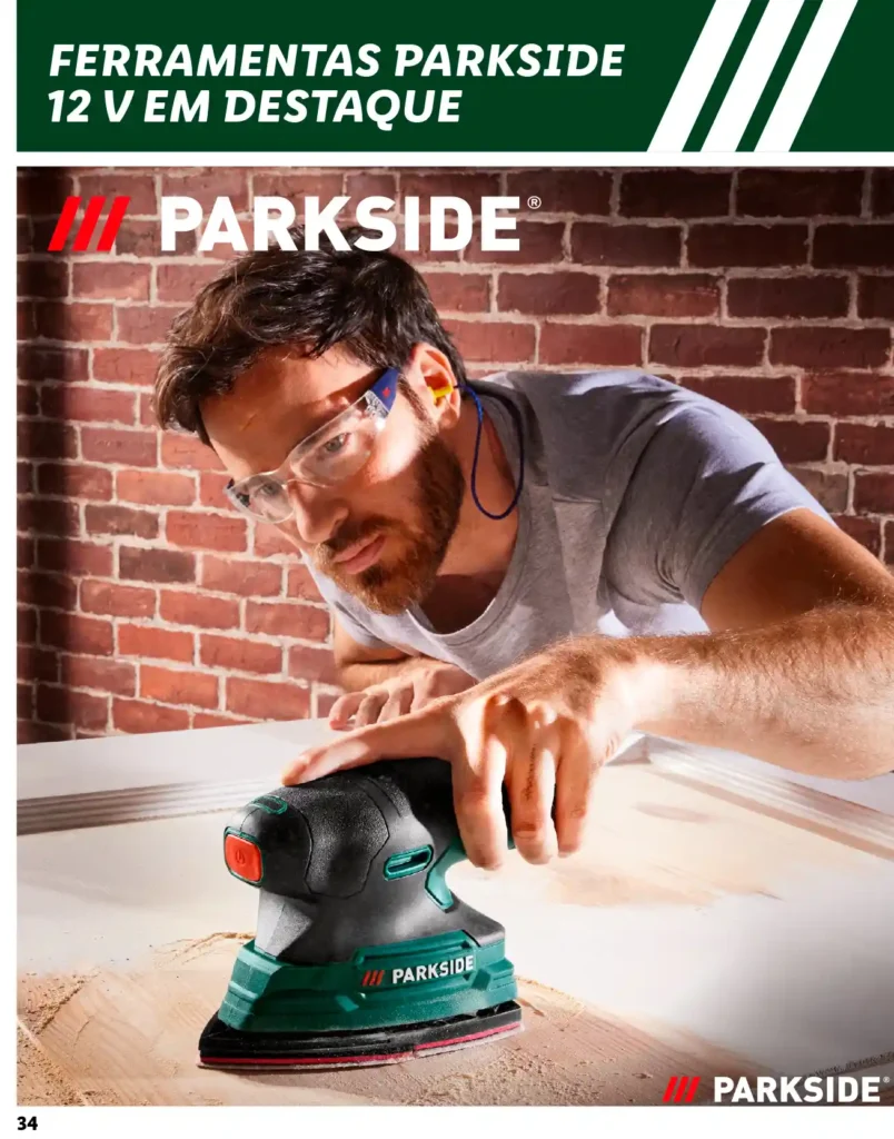 Folheto Lidl Parkside Baterias e Ferramentas 2025 - Página 34