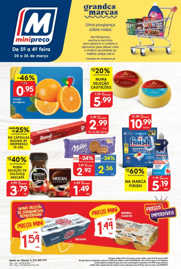 Folheto Minipreço 20 a 26 de Março de 2025 - Página 01