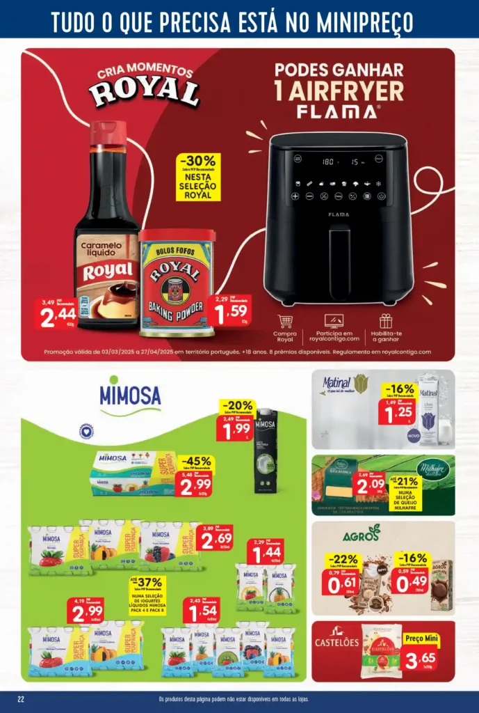 Folheto Minipreço 20 a 26 de Março de 2025 - Página 22