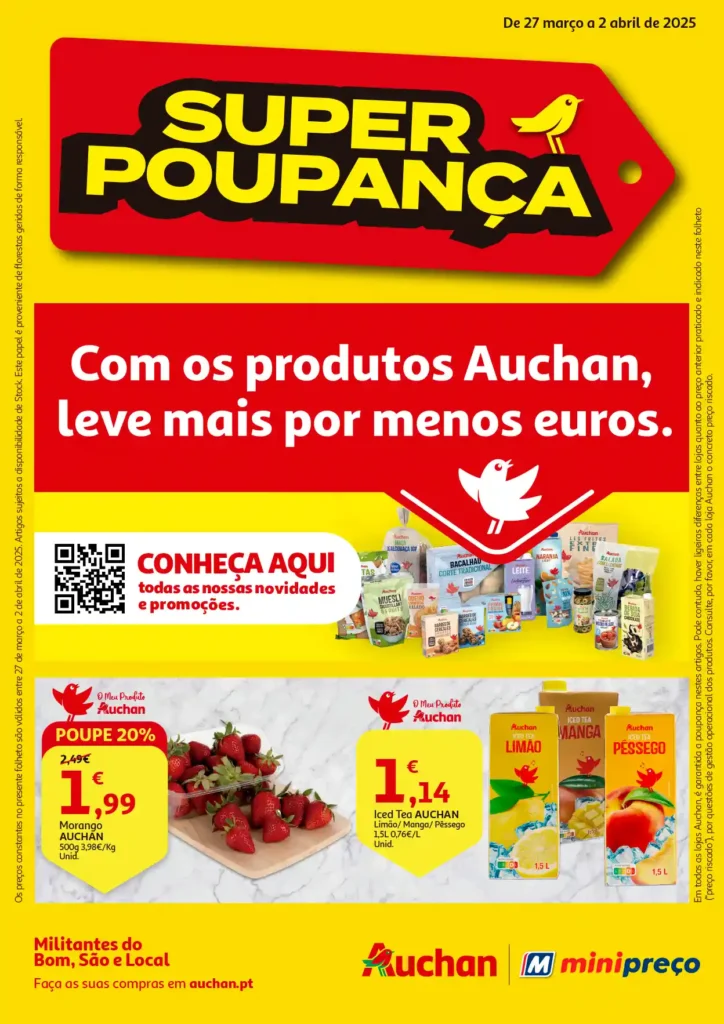 Folheto Minipreço 27 de Março a 2 de Abril de 2025 - Página 01