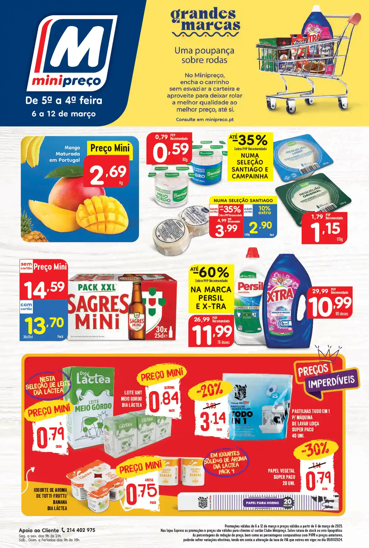 Folheto Minipreço de 6 a 12 de Março de 2025