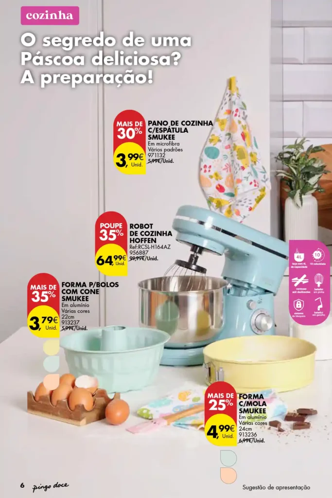 Folheto Pingo Doce Bazar 18 de Março a 21 de Abril de 2025 - Página 06