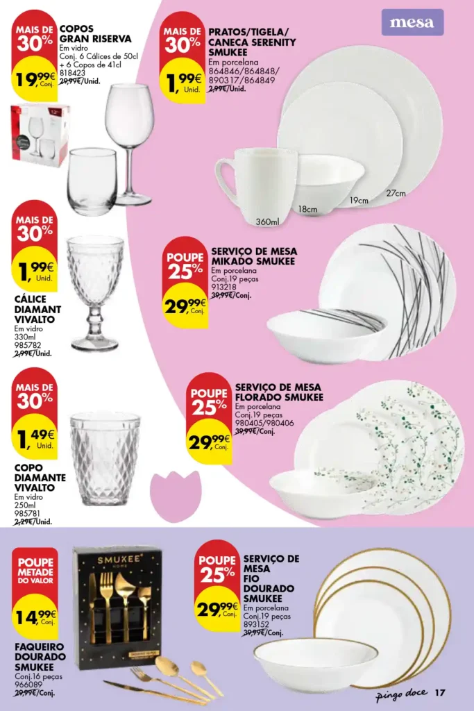 Folheto Pingo Doce Bazar 18 de Março a 21 de Abril de 2025 - Página 17