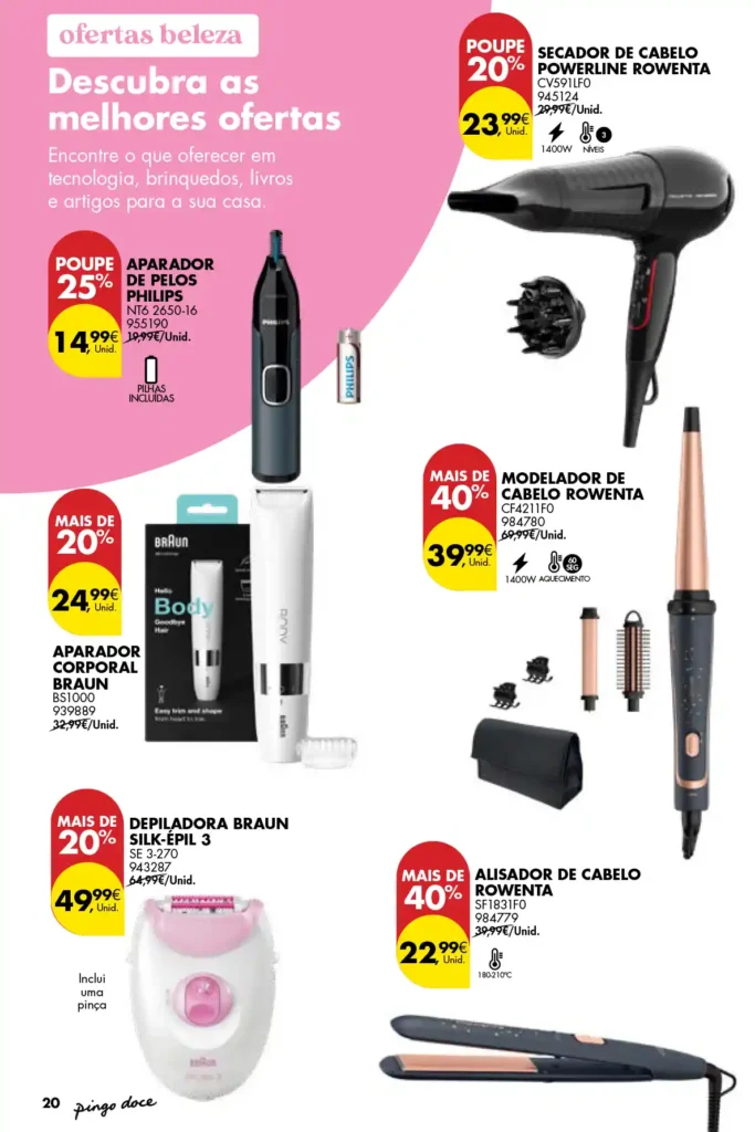 Folheto Pingo Doce Bazar 18 de Março a 21 de Abril de 2025 - Página 20