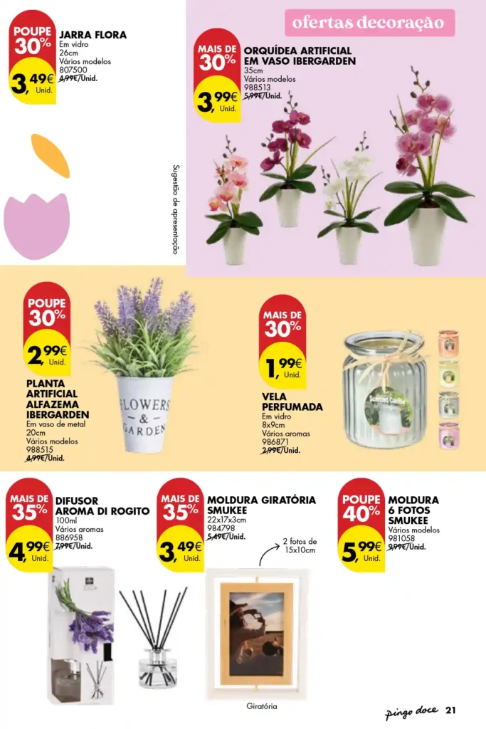 Folheto Pingo Doce Bazar 18 de Março a 21 de Abril de 2025 - Página 21
