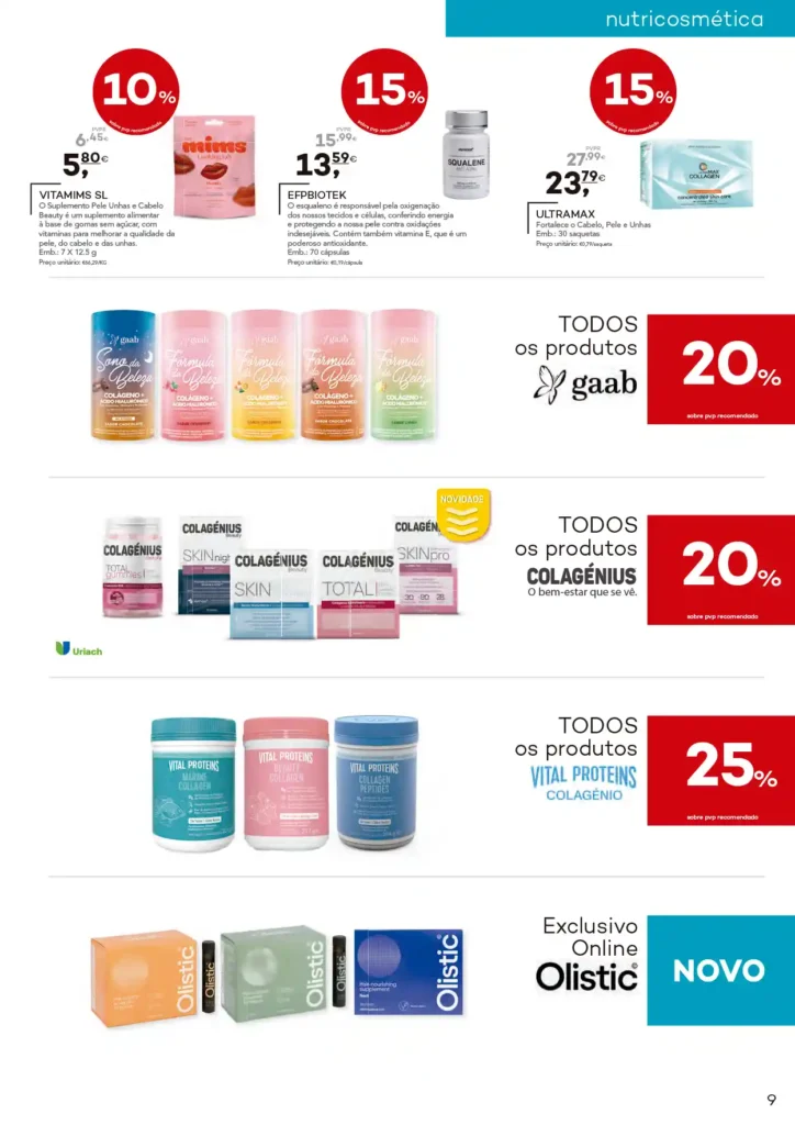 Folheto Wells Suplementos 18 de Março a 14 de Abril de 2025 - Página 09