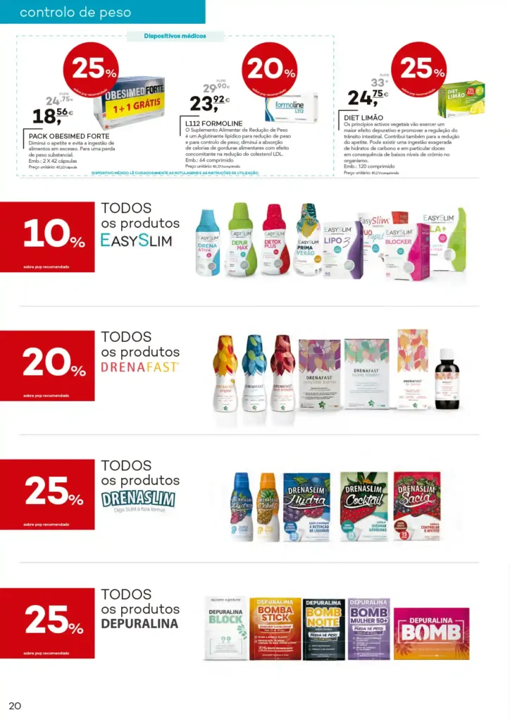 Folheto Wells Suplementos 18 de Março a 14 de Abril de 2025 - Página 20