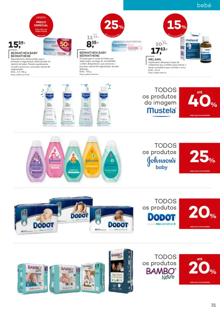 Folheto Wells Suplementos 18 de Março a 14 de Abril de 2025 - Página 31