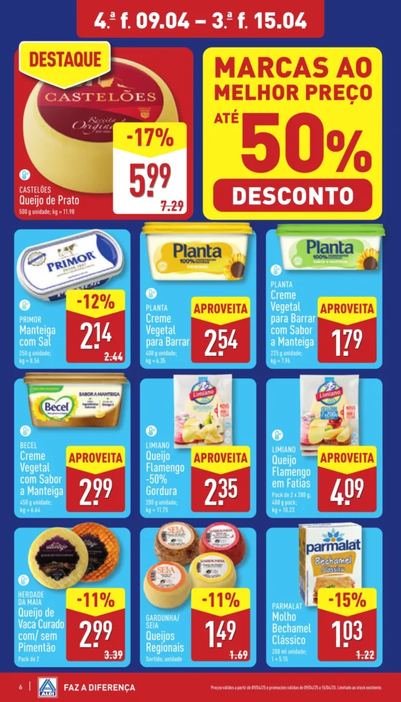 Folheto Aldi de 9 a 15 de Abril 2025 - Página 06