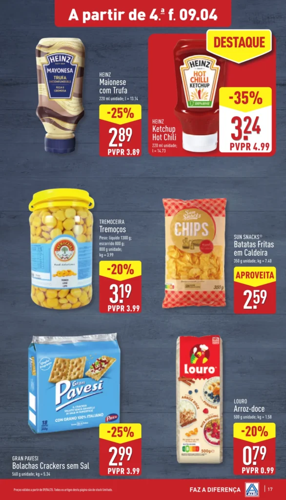 Folheto Aldi de 9 a 15 de Abril 2025 - Página 17
