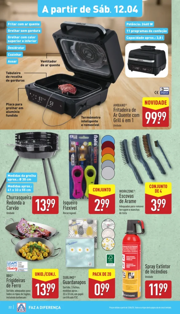 Folheto Aldi de 9 a 15 de Abril 2025 - Página 22