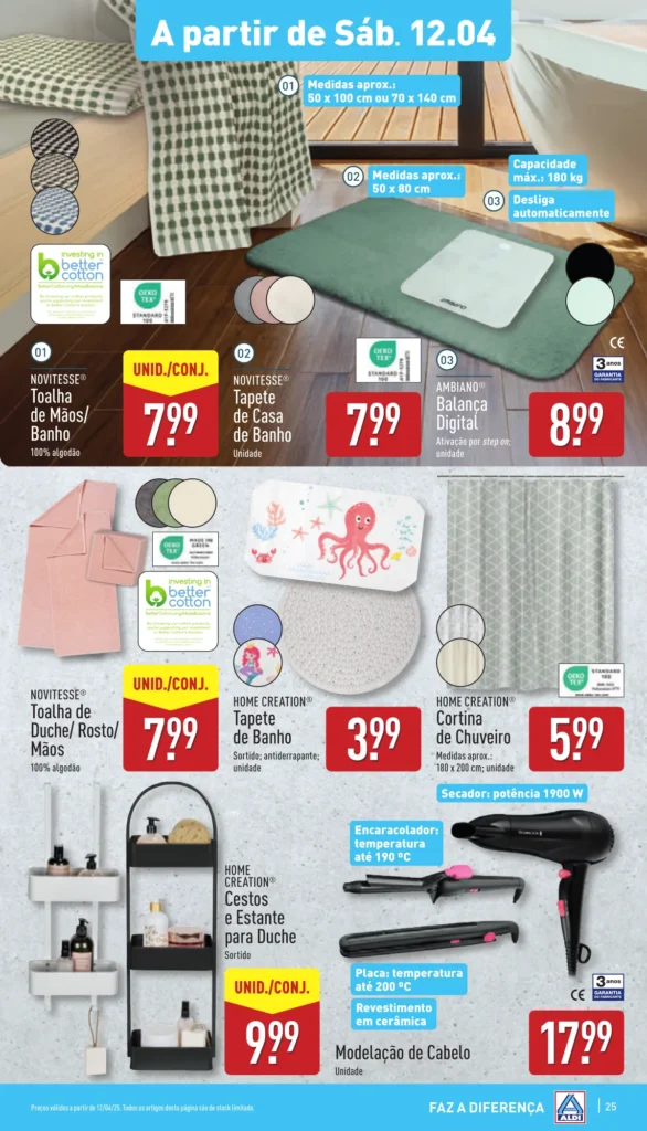 Folheto Aldi de 9 a 15 de Abril 2025 - Página 25