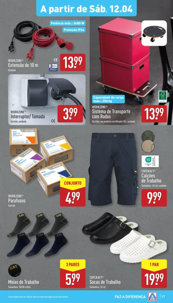 Folheto Aldi de 9 a 15 de Abril 2025 - Página 27