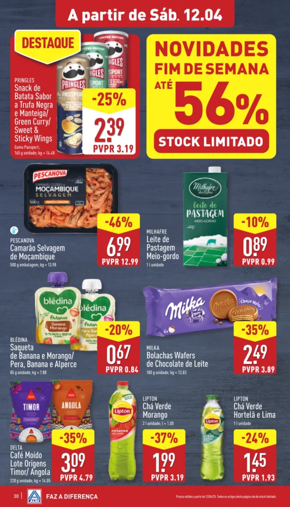 Folheto Aldi de 9 a 15 de Abril 2025 - Página 30