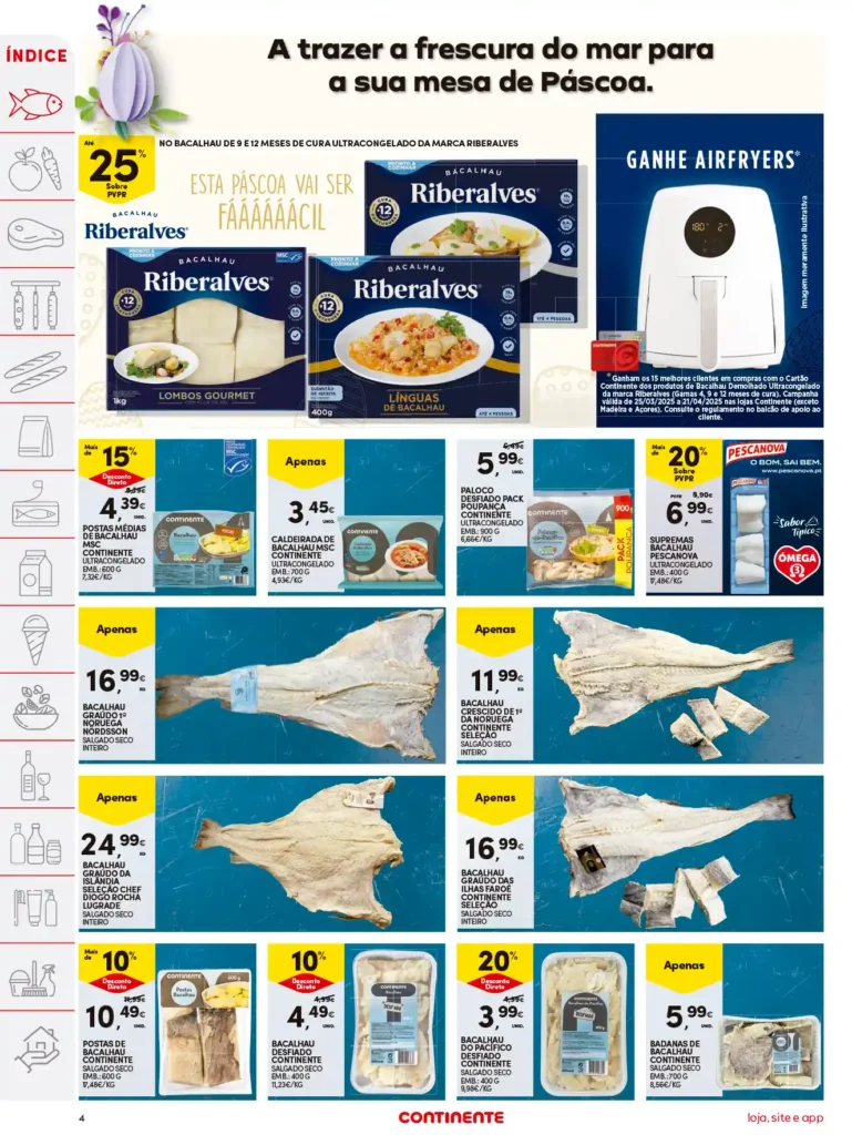 Folheto Continente 1 a 7 de Abril de 2025 - Página 04