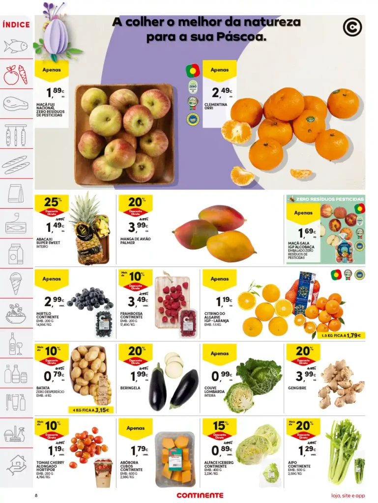 Folheto Continente 1 a 7 de Abril de 2025 - Página 08