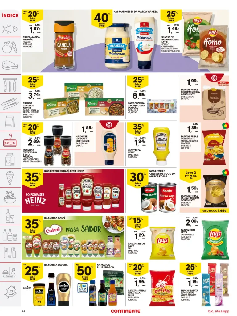 Folheto Continente 1 a 7 de Abril de 2025 - Página 24