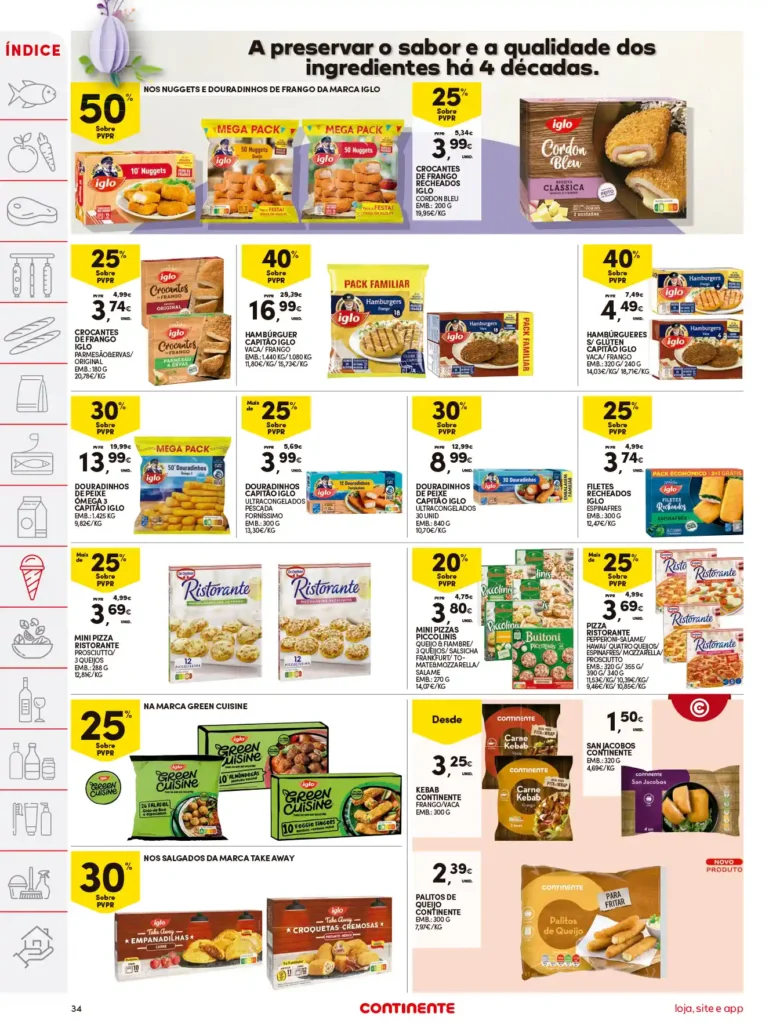 Folheto Continente 1 a 7 de Abril de 2025 - Página 34