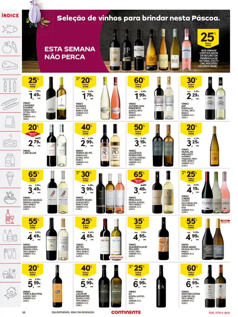 Folheto Continente 1 a 7 de Abril de 2025 - Página 38