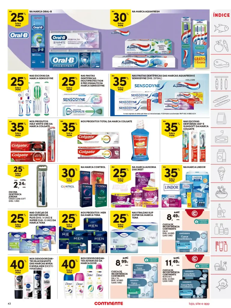 Folheto Continente 1 a 7 de Abril de 2025 - Página 43
