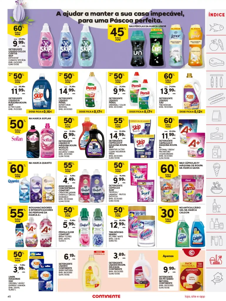 Folheto Continente 1 a 7 de Abril de 2025 - Página 45