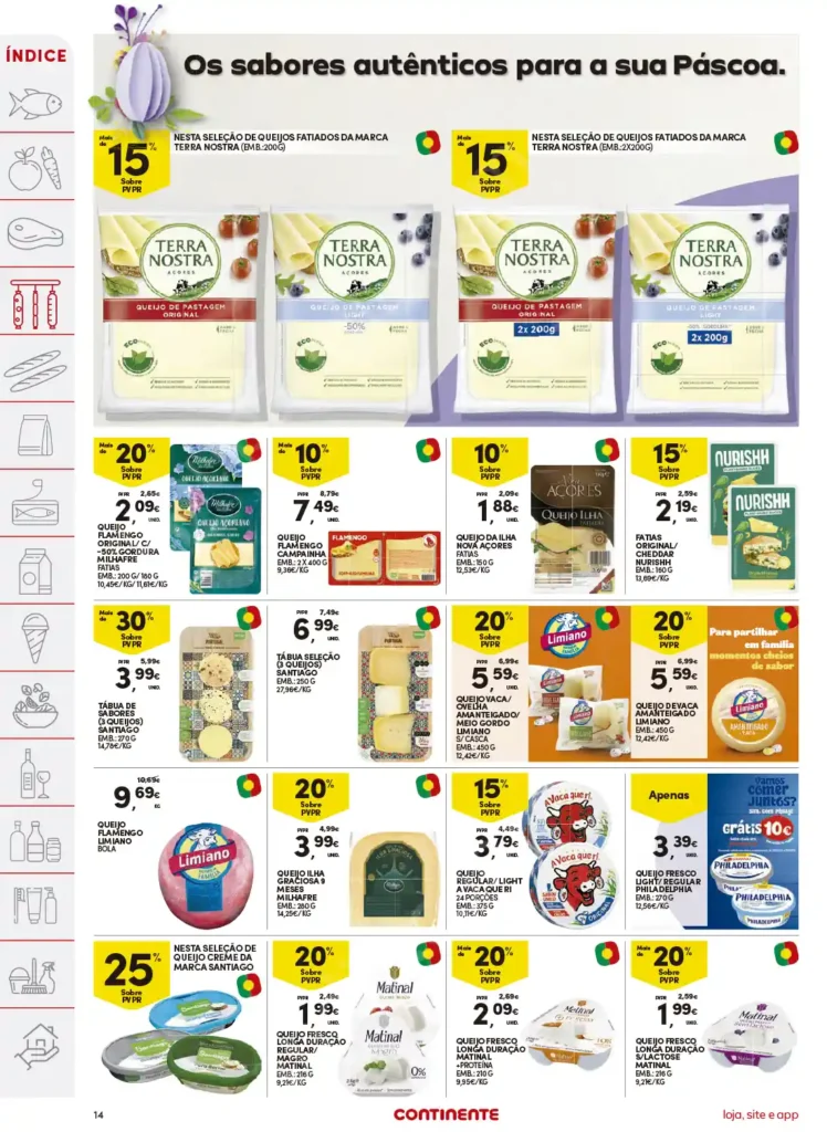 Folheto Continente de 15 a 21 Abril 2025 - Página 14