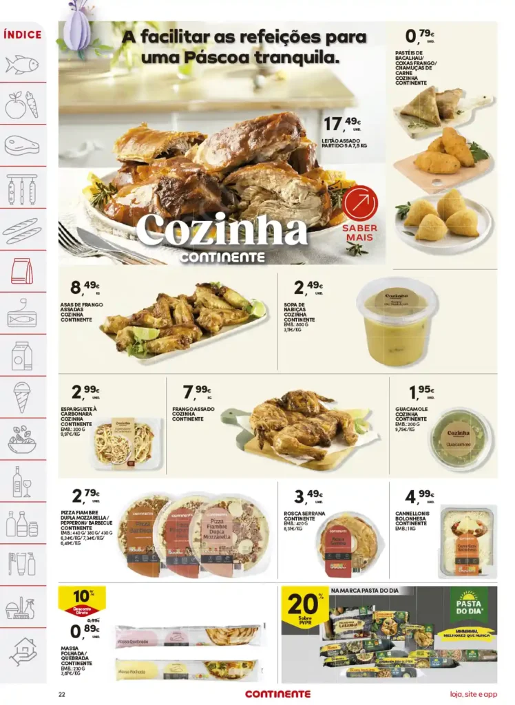 Folheto Continente de 15 a 21 Abril 2025 - Página 22