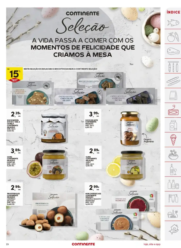 Folheto Continente de 15 a 21 Abril 2025 - Página 23