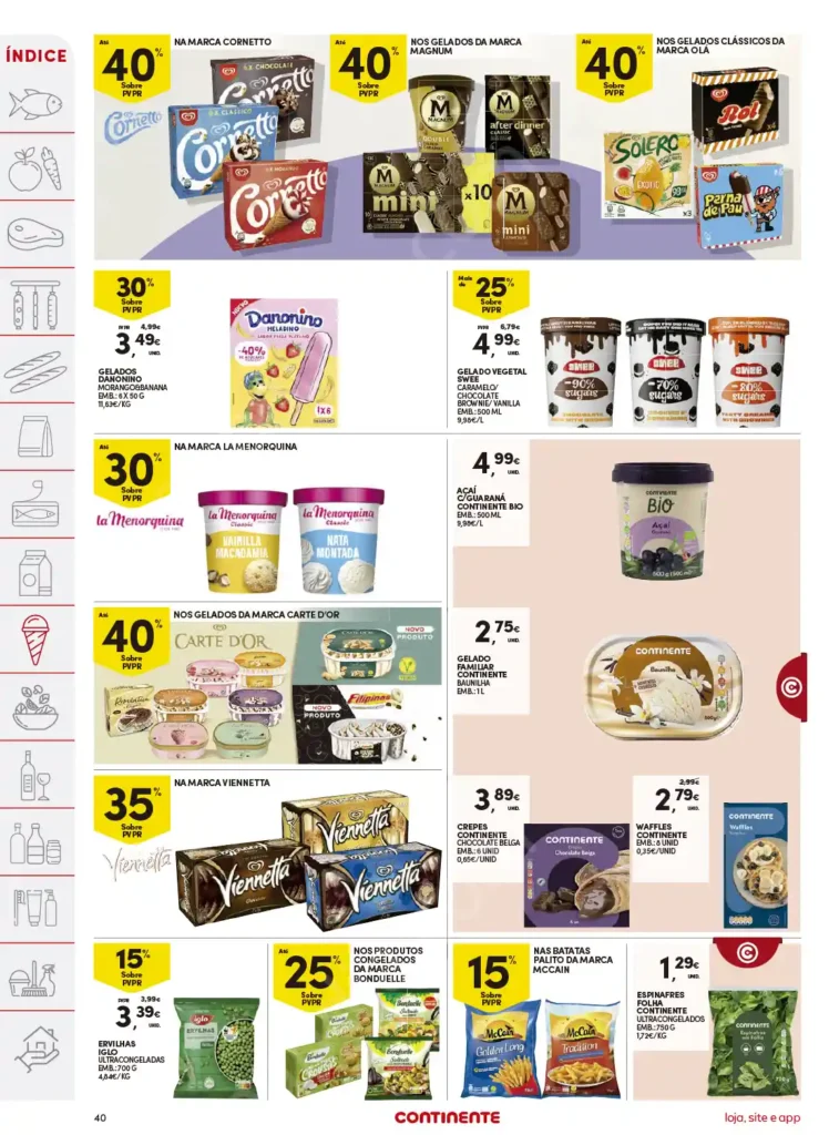 Folheto Continente de 15 a 21 Abril 2025 - Página 40