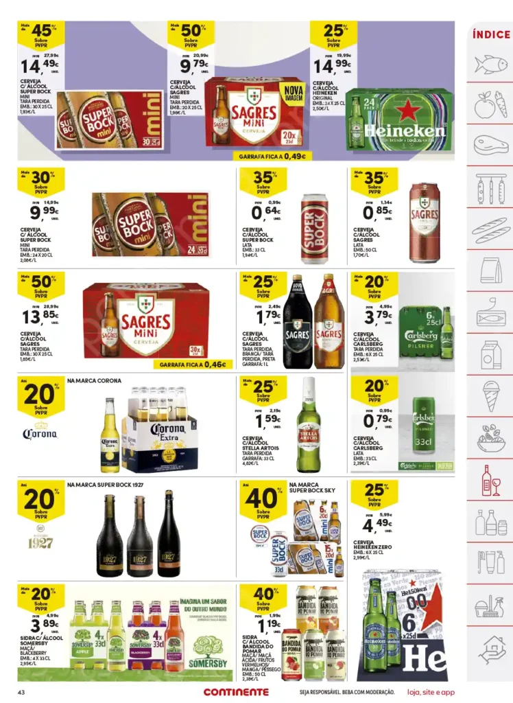 Folheto Continente de 15 a 21 Abril 2025 - Página 43