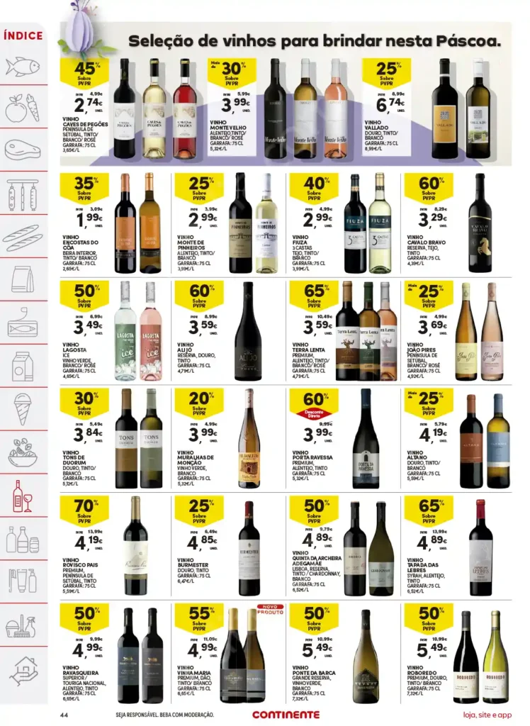 Folheto Continente de 15 a 21 Abril 2025 - Página 44