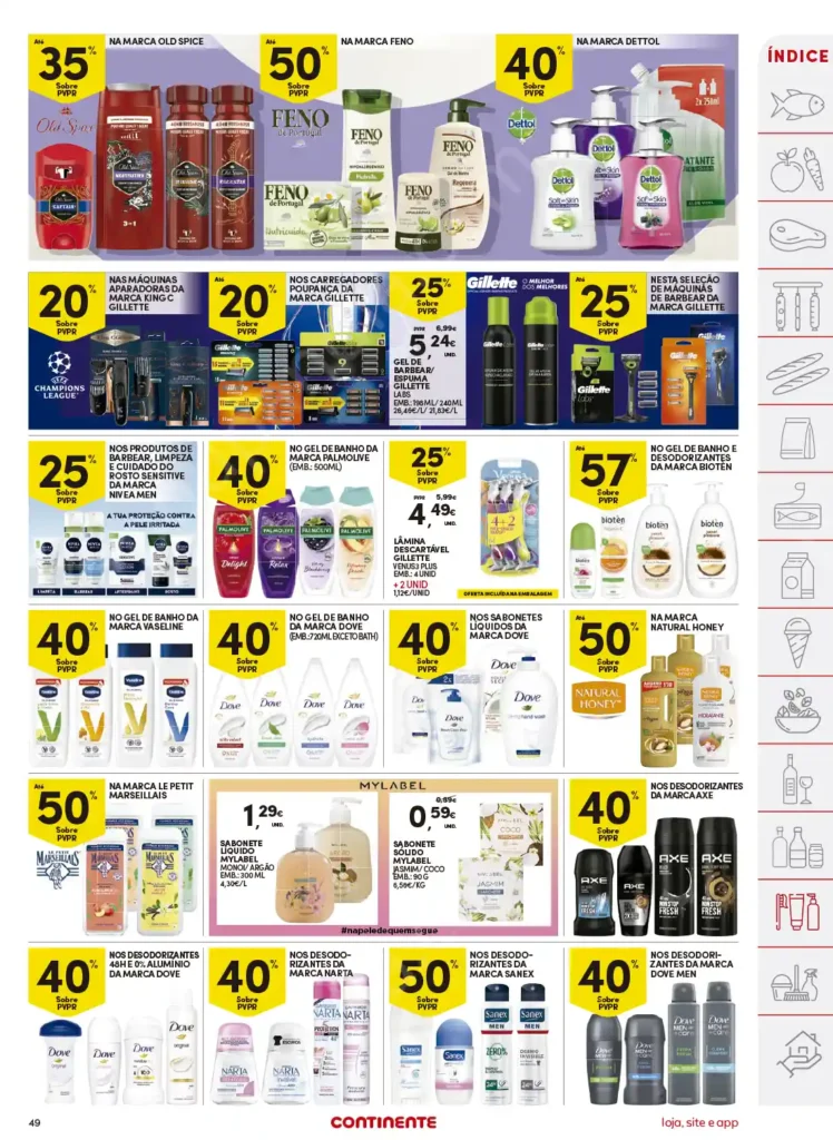 Folheto Continente de 15 a 21 Abril 2025 - Página 49