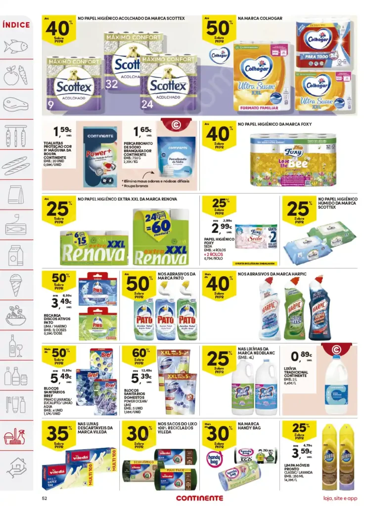 Folheto Continente de 15 a 21 Abril 2025 - Página 52